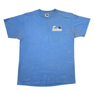 Vintage San Diego Chargers 40th Anniversary T-Shirt Blue Fruit of the Loom‎ L